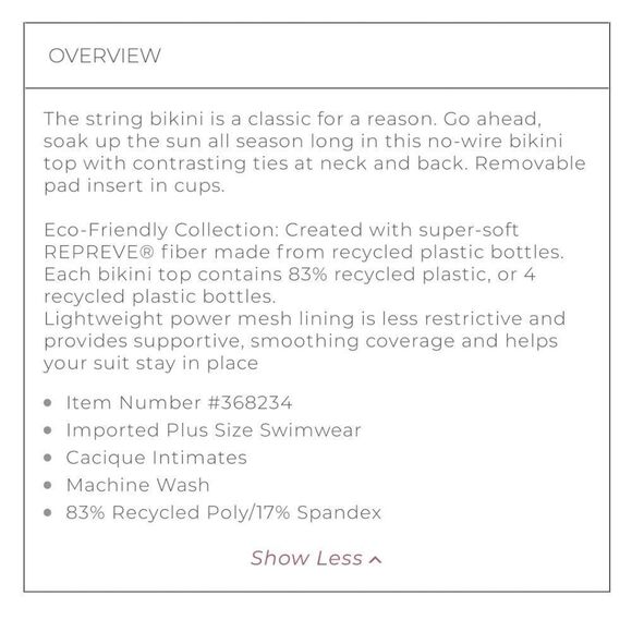 Lane Bryant string bikini black and white with yellow zebra print Size 20 - Picture 7 of 7